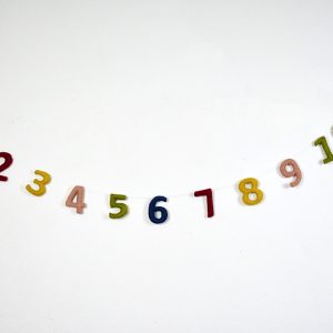 Felt Number Garland | Educational Garland