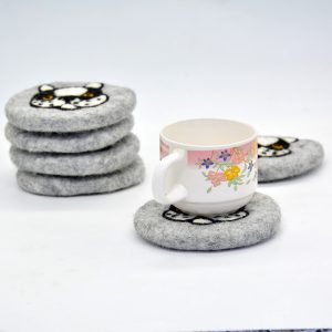 10cm Felt Tea Coaster | Soft and High Quality Coaster