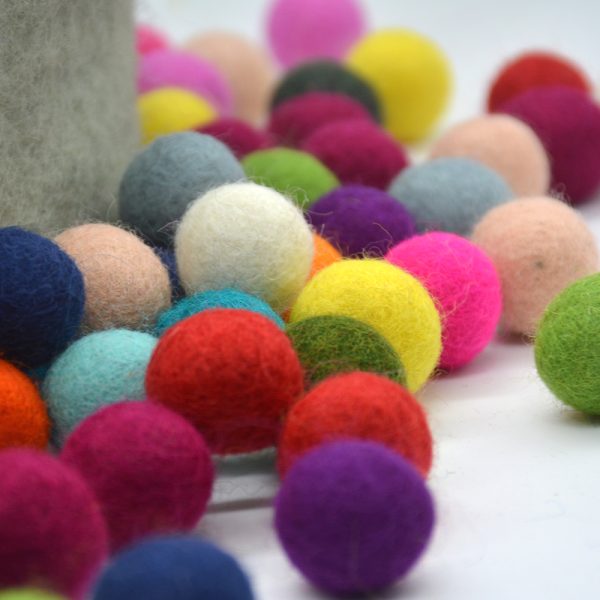2.2 cm Felt Balls | Felt Pompom - Image 3