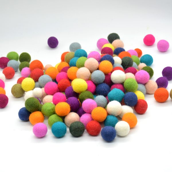 2.2 cm Felt Balls | Felt Pompom - Image 2