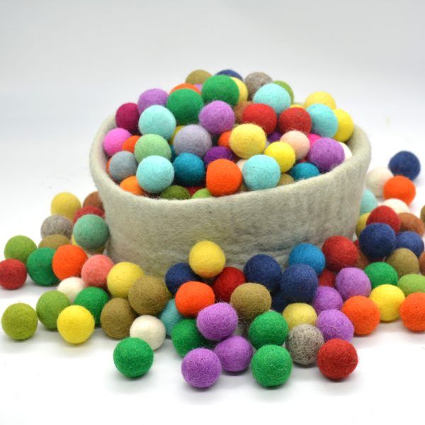 3 cm Felt Balls | Felt Pompom - Image 2