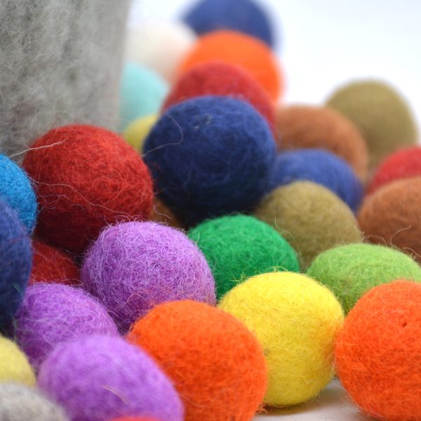 3 cm Felt Balls | Felt Pompom - Image 3