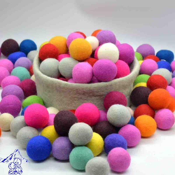 4 cm Felt Balls | Felt Pompom - Image 3