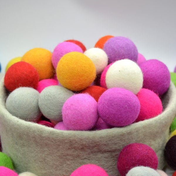 4 cm Felt Balls | Felt Pompom - Image 4
