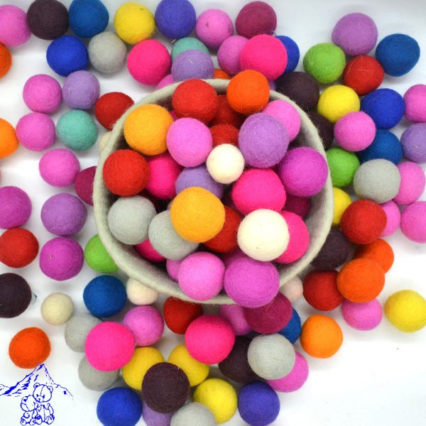 4 cm Felt Balls | Felt Pompom - Image 5