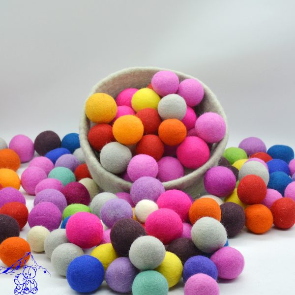 4 cm Felt Balls | Felt Pompom - Image 7