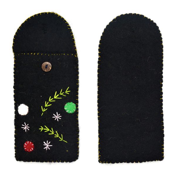Soft Wool Felt Mobile Cover | Handmade Case - Image 5