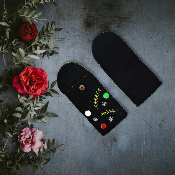 Soft Wool Felt Mobile Cover | Handmade Case - Image 2