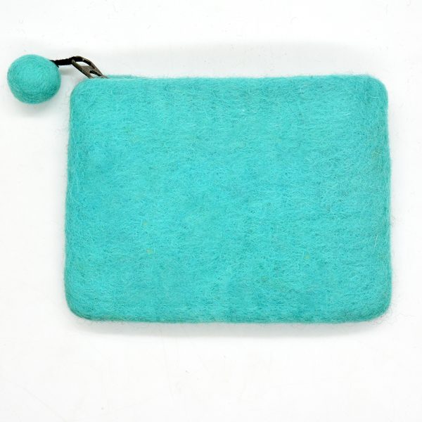 Pig Embroidered Wool Felt Coin Purse - Image 4