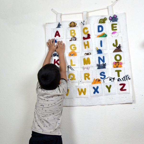 A-Z of Learning with Felt Animals-Educational Wall Decor - Image 8