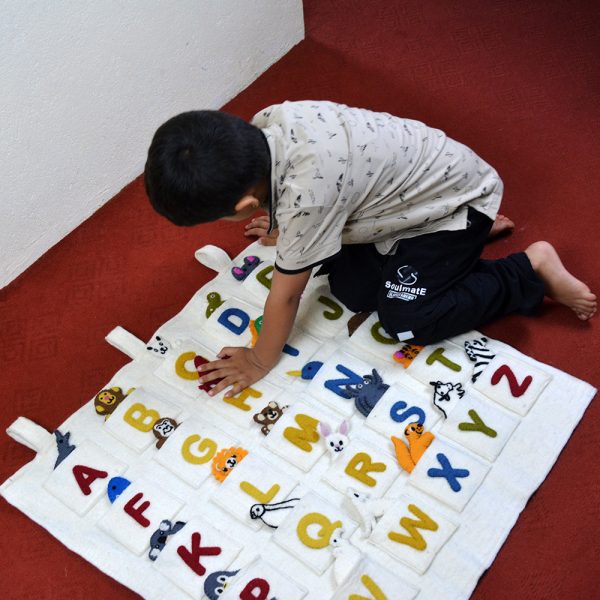 A-Z of Learning with Felt Animals-Educational Wall Decor - Image 3