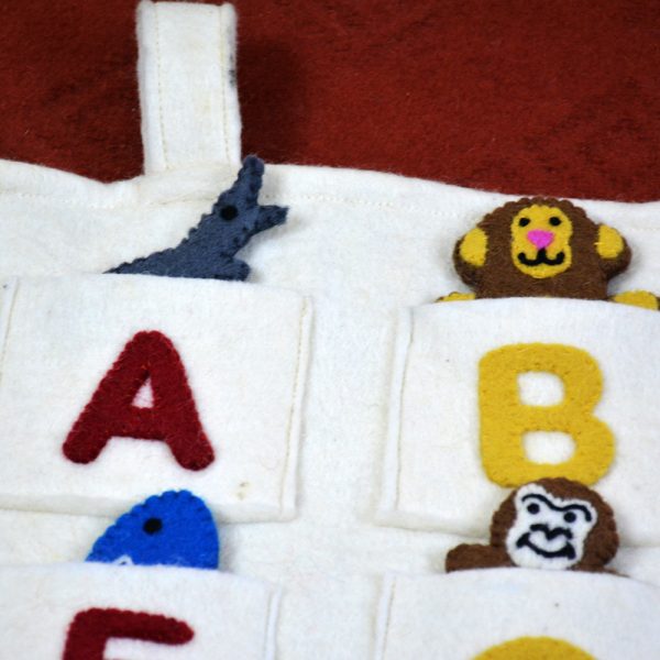 A-Z of Learning with Felt Animals-Educational Wall Decor - Image 5