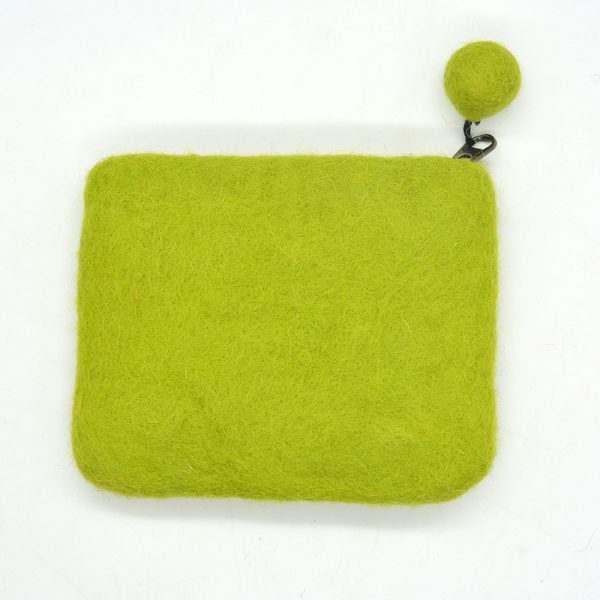 Cat Design Wool Felt Coin Purse - Image 3