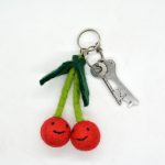 Felt Cherry Key Ring || Key Ring for Daily Use