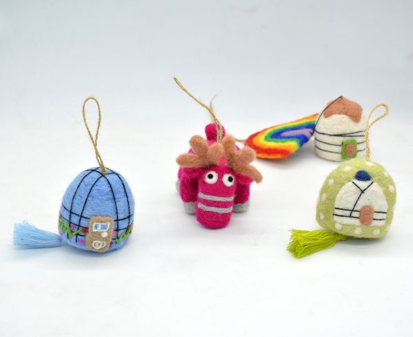 Felt Christmas Ornaments Bells - Image 11