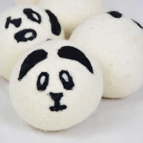 Set of 7cm Needle Felted Dryer Balls