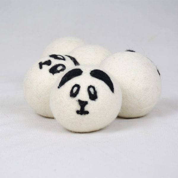 Set of 7cm Needle Felted Dryer Balls - Image 2