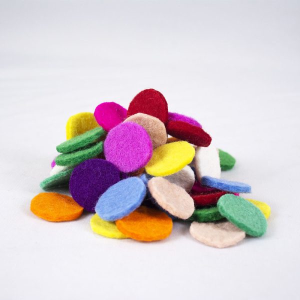 Multicolor Woolen Felt Sheet for DIY Project - Image 3