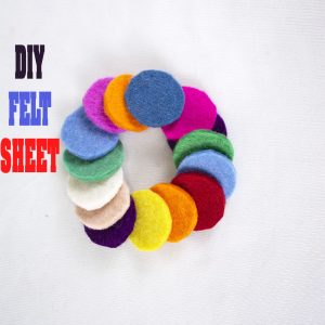 Multicolor Woolen Felt Sheet for DIY Project