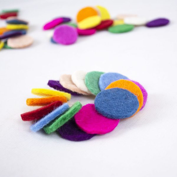 Multicolor Woolen Felt Sheet for DIY Project - Image 2