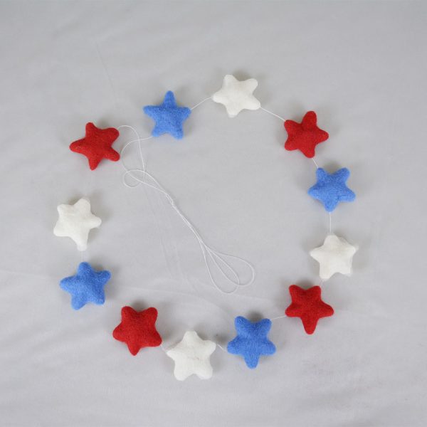 Felt Star Garland for Indoor Home Decoration - Image 4