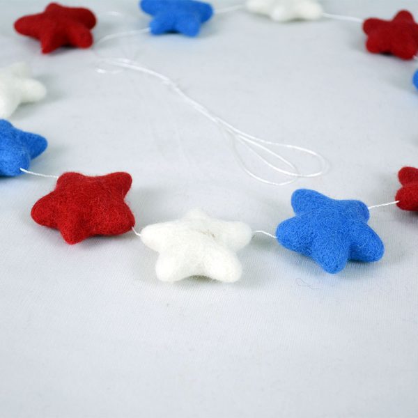 Felt Star Garland for Indoor Home Decoration - Image 3