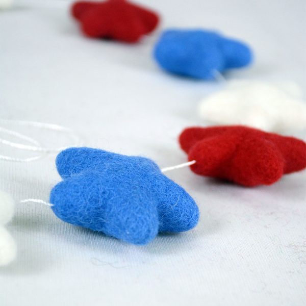 Felt Star Garland for Indoor Home Decoration - Image 2