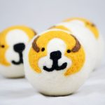 Dog Design Wool Felt Dryer Ball | Laundry Ball