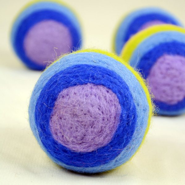 Rainbow Wool Felt Dryer Ball - Image 3