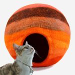 High Quality and Luxury Wool Felt Cat Cave for Pets