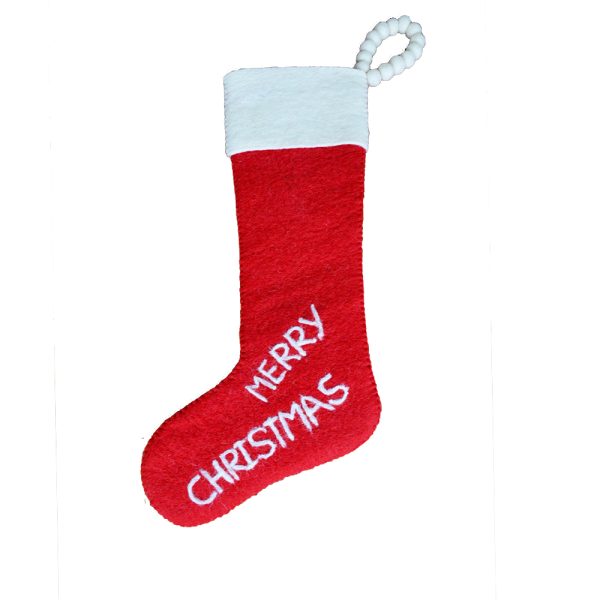 Felt Stocking for Christmas | Decorative Stocking - Image 3