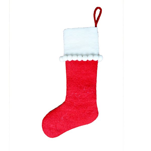 Felt Stocking for Christmas | Decorative Stocking - Image 4