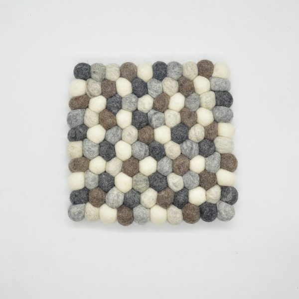 Square Shape Wool Felt Trivet | 20x20cm Mat - Image 5