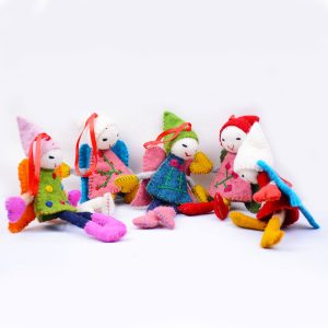 Angel Ornament | Set of 5 fairies for decoration and children