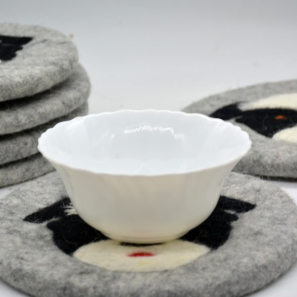 Dog Design Wool Felt Trivet - Image 3