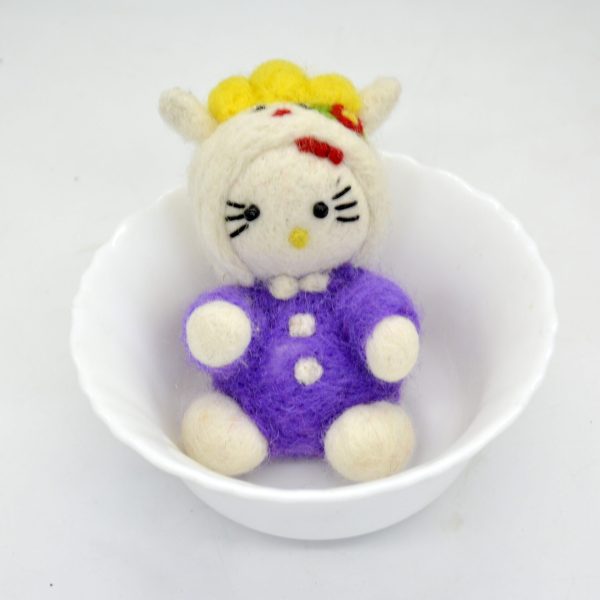 Hello Kitty Felt Toys || Felt Cute Doll - Image 3