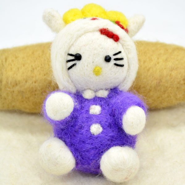 Hello Kitty Felt Toys || Felt Cute Doll - Image 4