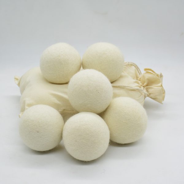 7cm Wool Felt Dryer Balls, Set of 6 || Laundry Balls - Image 9