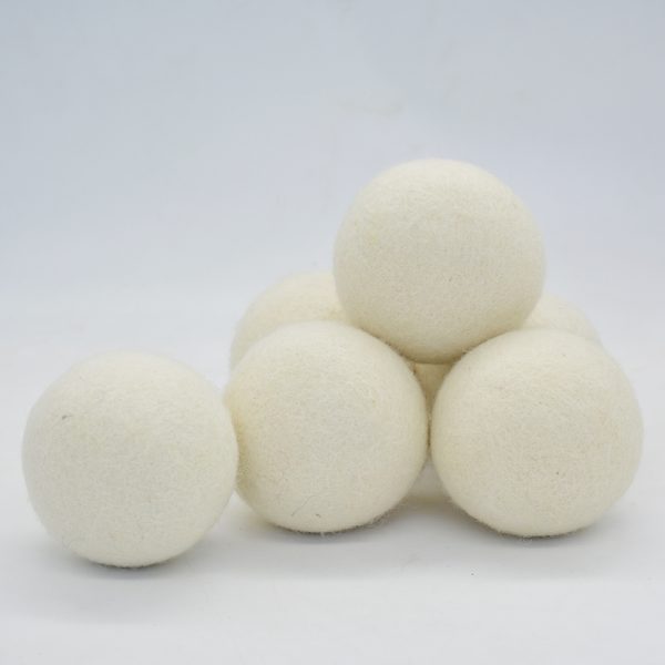 7cm Wool Felt Dryer Balls, Set of 6 || Laundry Balls - Image 8