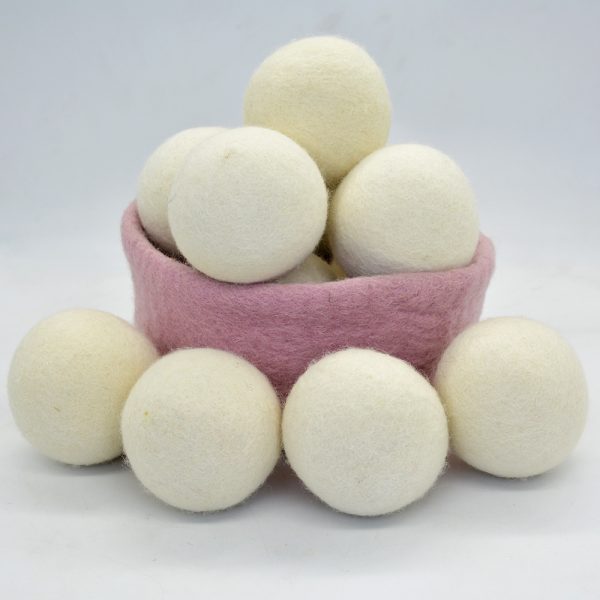 7cm Wool Felt Dryer Balls, Set of 6 || Laundry Balls - Image 7