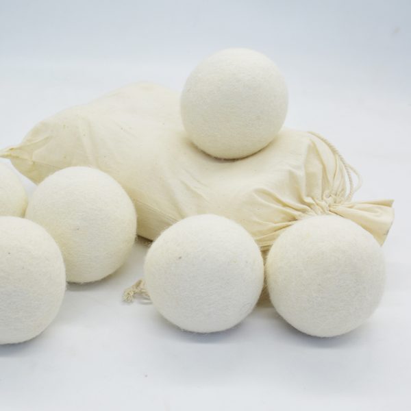 7cm Wool Felt Dryer Balls, Set of 6 || Laundry Balls - Image 3