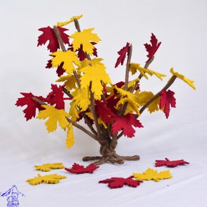 Decorated Wool Felt Thanksgiving Tree | Tree for Indoor Decoration
