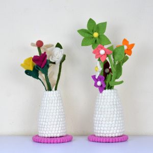 Felt Table Vase | Handmade Vase