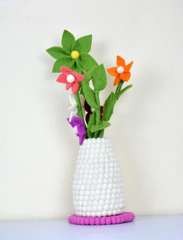 Felt Table Vase | Handmade Vase - Image 3