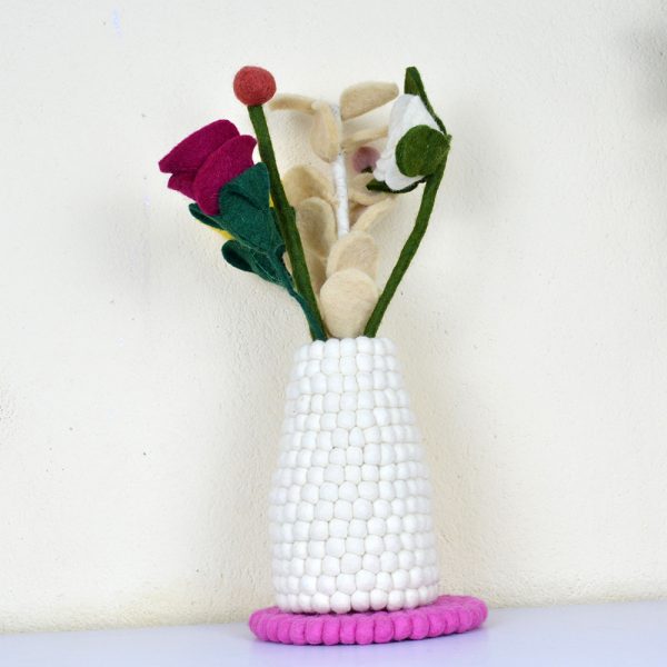 Felt Table Vase | Handmade Vase - Image 4