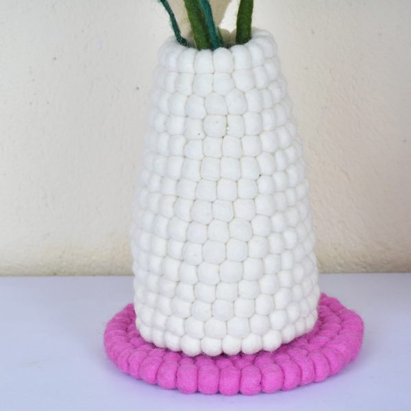 Felt Table Vase | Handmade Vase - Image 5