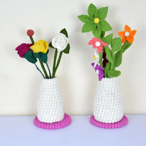 Felt Table Vase | Handmade Vase - Image 6