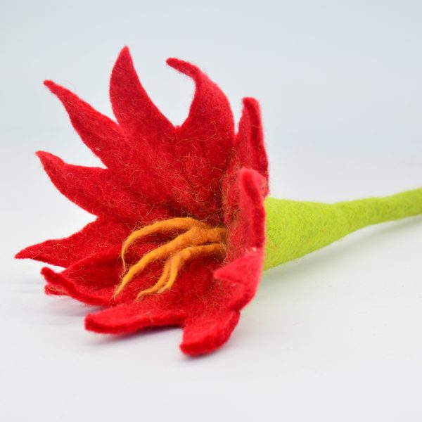 Set of Felted Flowers for Valentine | 100% wool - Image 7