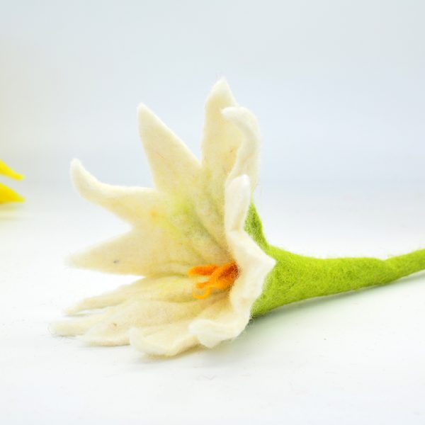 Set of Felted Flowers for Valentine | 100% wool - Image 5