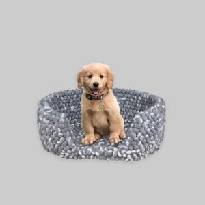 Felt Dog Bed | Grey Felt Dog Bed